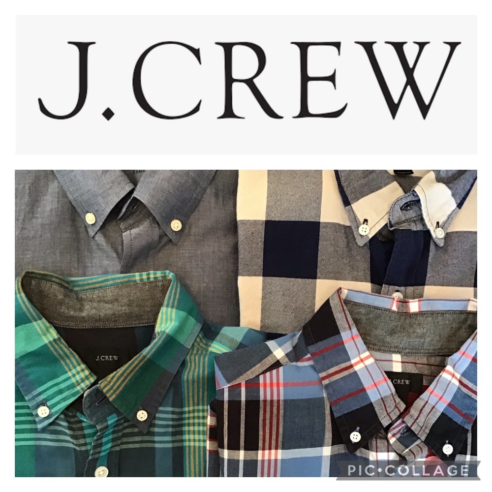 J. Crew Men’s Shirts (Bundle of 4!) Size S EUC